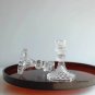 Clear B_6pc Crystal Candle Holders Centerpiece for Table Dinning Party Wedding Decorations Glass Tap