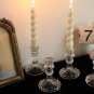 Green B_6pc Crystal Candle Holders Centerpiece for Table Dinning Party Wedding Decorations Glass Tap