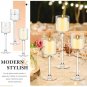 Glass Candle Holder Tea Light Floating Candle Holder for Wedding Party Dining Bathroom,36 Pcs Table 