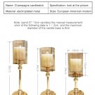 12x29_Luxury Classic Metal Candle Holders Vintage Golden Candlestick Home Decoration for Wedding Can