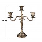 Europe 3-arms_Candle Holders 3-arms/5-arms Bronze Metal Wedding Candlestick home Decoration Candle S