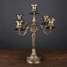 Europe 5-arms_Candle Holders 3-arms/5-arms Bronze Metal Wedding Candlestick home Decoration Candle S