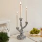 Ceramic Candle Holder Candleholder Polka Dot Pattern Abstract Crafts Wedding Centerpieces Candle Sti