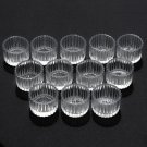 Clear_12pcs Tealight Candle Holder,Small Votive Candle Holders for Table Centerpiece,Glass Tea Light