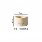 light yellow_Jars for Candles Creative Ceramic Candle Cup Aromatherapy Candle Holders Empty m