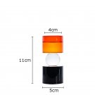 M_Colorful Crystal Candle Holders Desk Decoration Transparent Geometry Candlestick Wax Melt Burner C