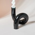 Black Vase_Glass Vases Clear Flower Vase Candle Holders Wedding Centerpieces Home Decoration Table C