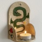 Yellow_Aromatherapy Candle Lamp Holder European Retro Gift Bar Home Secret Room Party Ornaments Wall