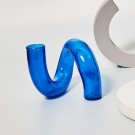 Blue Vase_Colored Glass Vase Candle Holders Design for Wedding Centerpieces Home Decoration Table Ca