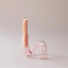 Pink vase_Colored Glass Vase Candle Holders Design for Wedding Centerpieces Home Decoration Table Ca