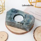 labradorite_Natural Crystal Raw Stone Irregular Rose Quartz Rough Candlestick Clear Quartz  Smokeles