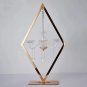 silver_4pcs 6pcs 10 pcs Wedding Gold Metal Tall Diamond Table Centerpieces With candle holder for we