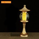 C2_1pcs Crystal Lotus Candle Buddha Hall yellow Changming Candle Home God Wealth Worship Candle Hold
