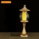 C3_1pcs Crystal Lotus Candle Buddha Hall yellow Changming Candle Home God Wealth Worship Candle Hold