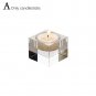 A_Crystal Romantic Candle Holder Accept Customized Picture Glass Candle Holder Pet Couple Photo Dinn