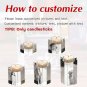 B_Crystal Romantic Candle Holder Accept Customized Picture Glass Candle Holder Pet Couple Photo Dinn