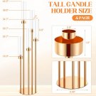 Golden_2/4/5/10 Pcs Floor Candelabra 5 Arm Gold Candle Holder, Candelabra Centerpieces for Tables Me