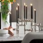 black solid_Light Luxury Triangle Candlestick Nordic Classical Splicing Candle Holder Homestay Dinne
