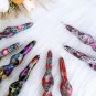 skull red_2PCS 9.8 inch Printed Candles  High Quality Handmade Smokeless Unscented Spiral Stick Cand