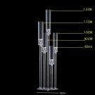 5-head candlestick_3pcs 8 head high clear acrylic candle holder wedding candle holder table centerpi