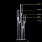5-head candlestick_3pcs 8 head high clear acrylic candle holder wedding candle holder table centerpi