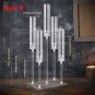 Style B_2-10pcs Set Acrylic Candelabra Centerpieces 5 Arm Clear Candelabra Candle Holder Acrylic Tap