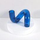 Blue_Creative Glass Vase Candle Holders Clear Flower Vase Wedding Centerpieces Home Decoration Table
