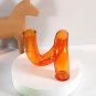 Orange_Creative Glass Vase Candle Holders Clear Flower Vase Wedding Centerpieces Home Decoration Tab