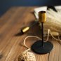 black_2 Pieces/Set Black Metal High Quality Candle Holders Pillar Wedding Home Decoration Candlestic