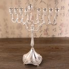 Silver_IMUWEN Candle Holders 9 Arms Candlesticks For Home Hotel Table Decoration