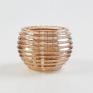 Gold_Crystal Tealight Candle Holders Crystal Glass Candlestick Banquet Decorations for Home Wedding 
