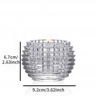 Transparent_Crystal Tealight Candle Holders Crystal Glass Candlestick Banquet Decorations for Home W