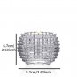Transparent_Crystal Tealight Candle Holders Crystal Glass Candlestick Banquet Decorations for Home W
