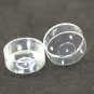 As Shown_100 Pcs Plastic Small Terrarium Tealight Cups Clear Tea Cups Empty Jars Ghee Container Hold