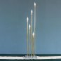 White light 1pc_Home Decor Candles Candle Holder 5 Heads Shiny Golden Electroplated Road Lead Light 