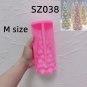 SZ038-M size_27.2CM Snow Covered Pine Christmas Tree Silicone Candle Mold Christmas Ornaments Silico