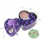 Lavender_Sweet Heart-shaped Aromatic Candles, Gift Box, Backflow Incense, Home Fragrance, Space Rose