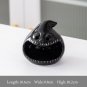 Drop ghost black_Creativity Pumpkin Candlestick Ceramics Decorations Ceramic Ghost Candle Holder Des