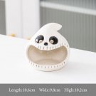 Water ghost white_Creativity Pumpkin Candlestick Ceramics Decorations Ceramic Ghost Candle Holder De