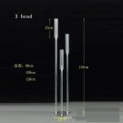 3 head_2/5/6/10pcs Wedding Decoration Centerpiece Candelabra Clear Candle Holder Acrylic Candlestick