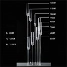 B_10Pcs 8 Arms Clear Candlesticks Holder 38.5 inches Tall Arcylic Candelabra Candle Holder Events Pa