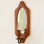 C02 without candal_Wall Decor Candle Holders Solid Mango Wood Metal Candle Holder Mirror Retro Nosta
