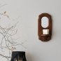 C04 without candal_Wall Decor Candle Holders Solid Mango Wood Metal Candle Holder Mirror Retro Nosta