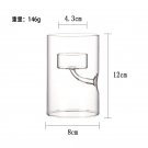 A Model_European Large Glass Candle Holder Candlelight Dinner Decoration Ornaments Creative Rotating