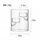 B Model_European Large Glass Candle Holder Candlelight Dinner Decoration Ornaments Creative Rotating