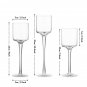 typeA-3pcs_3pcs/Set Simple Wedding Decor Elegance Glass Candlestick Holder Different Sizes Transpare