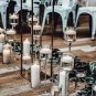 typeC-3pcs_3pcs/Set Simple Wedding Decor Elegance Glass Candlestick Holder Different Sizes Transpare