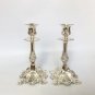 Silver One Set_Metal Gold Silver Single Arm Candle Holders Home Romantic Candlelight Dinner Props Ho