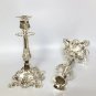 Silver One Set_Metal Gold Silver Single Arm Candle Holders Home Romantic Candlelight Dinner Props Ho