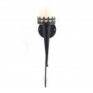 2x Medieval Wall Candle Sconce Torch Style Metal Wall Art Hanging Iron Candlestick for Porch Livingr